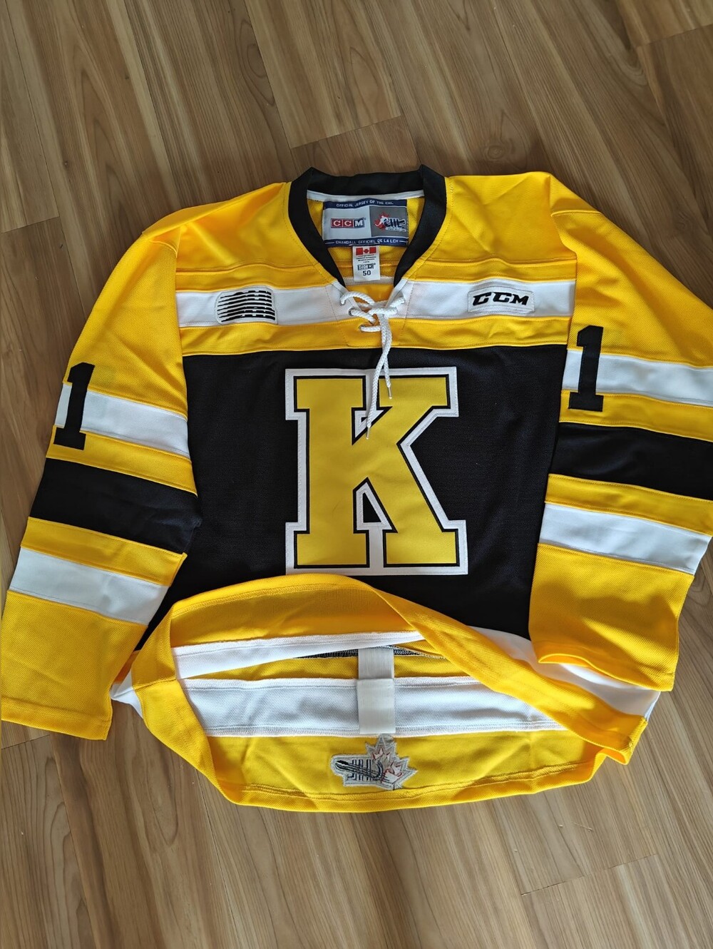 CCM Kingston Frontenacs Shane Wright Jersey - Size 50